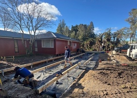 Rotorua House Addition - Timber Floors Blade Pile New Zealand