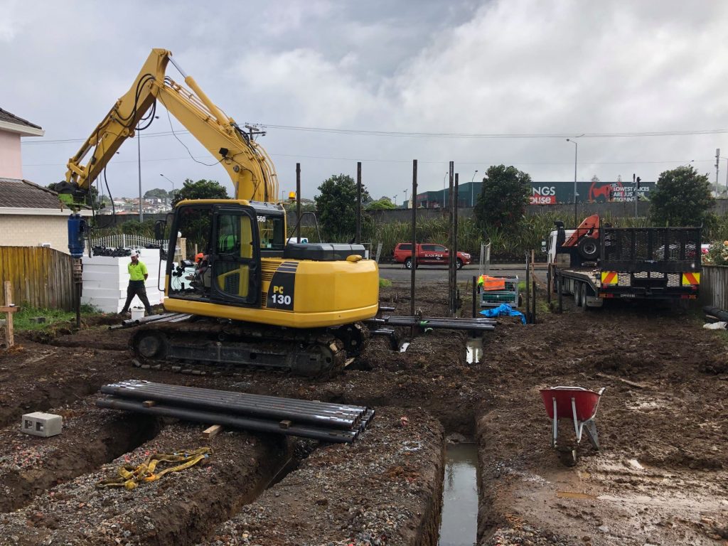 Auckland New Build - Flood Zone Blade Pile New Zealand