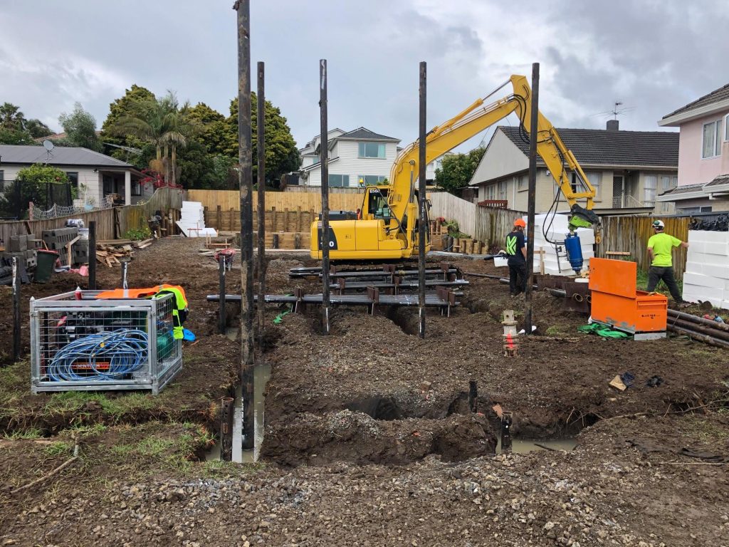 Auckland New Build - Flood Zone Blade Pile New Zealand