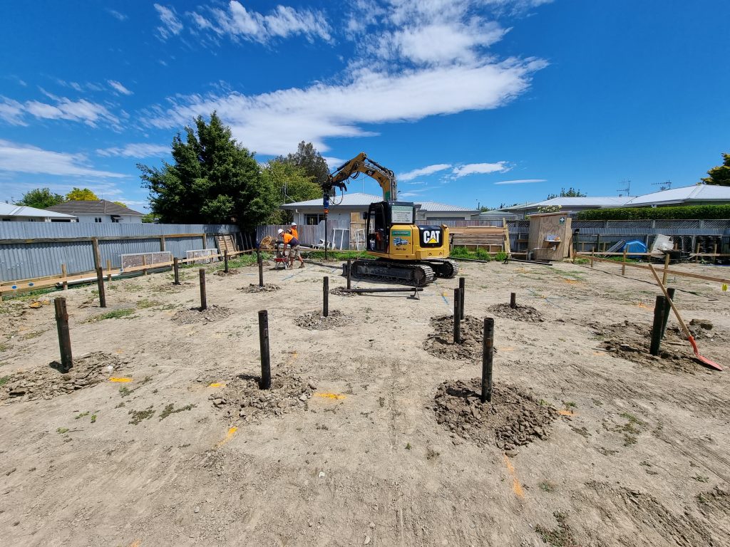 Napier Residential Build - Uncontrolled Fill Blade Pile New Zealand