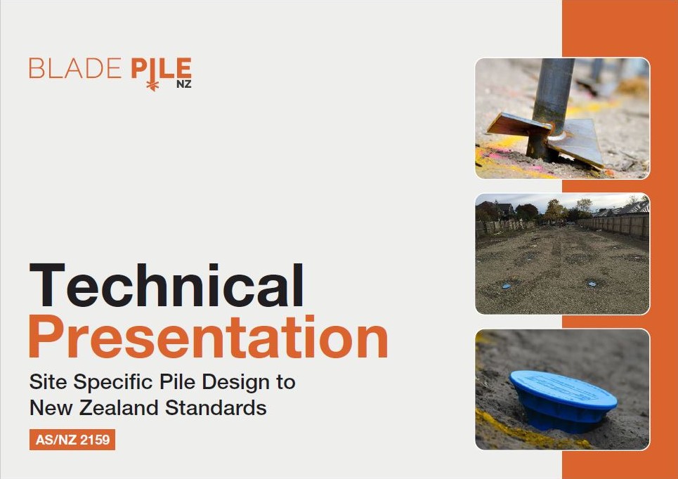 Technical Blade Pile New Zealand