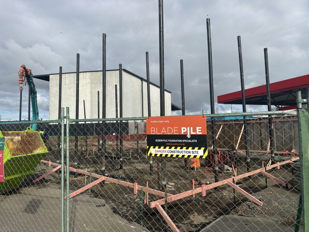 East Tamaki KFC - Commercial Blade Pile New Zealand